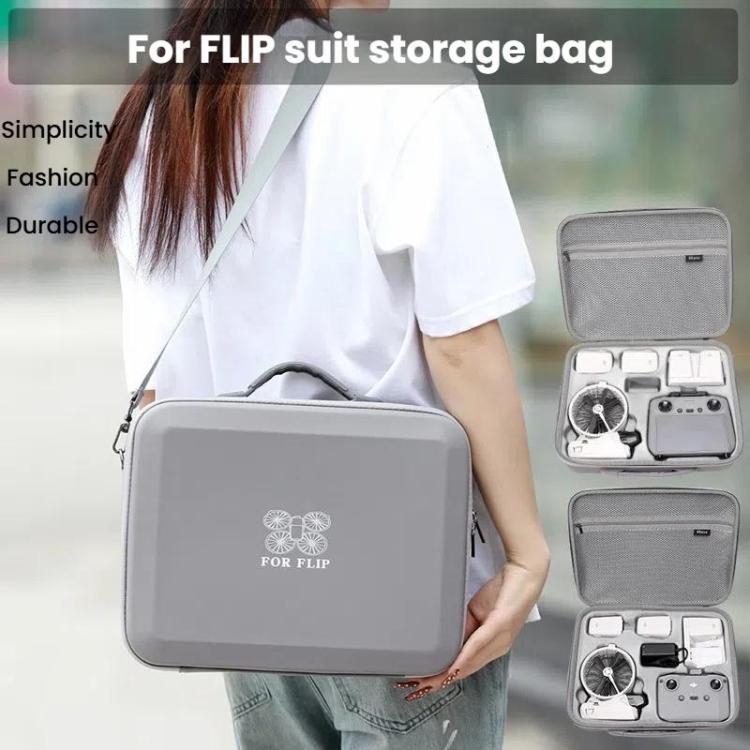 BKANO For DJI Flip Smooth Flying Tri-Power Kit Storage Bag Shock Absorbing Storage Case Backpack, For RC 2 With Screen, For Normal RC N3 BKANO For DJI Flip Smooth Flying Tri-Power Kit Storage Bag Shock Absorbing Storage Case Backpack, For RC 2 With Screen, For Normal RC N3